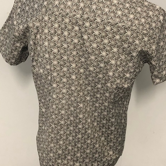 Mizumi shirt button front grey specks modern fit - Picture 3 of 3